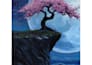 create waterfall nature wall art